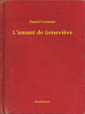 cover image of L'amant de Genevieve